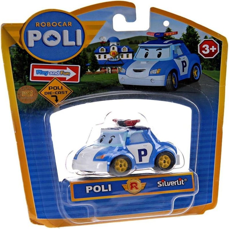 روبوكار بولي Robocar Poli Toys Poli DIE-CAST لعبة معدنية سيارات الشرطة ألعاب السيارات طفل صغير الكرتون سيارة الطوارئ Playset سيارات الإنقاذ اللعب هدية اللعب لعمر 1-5 بنين بنات - Image 5